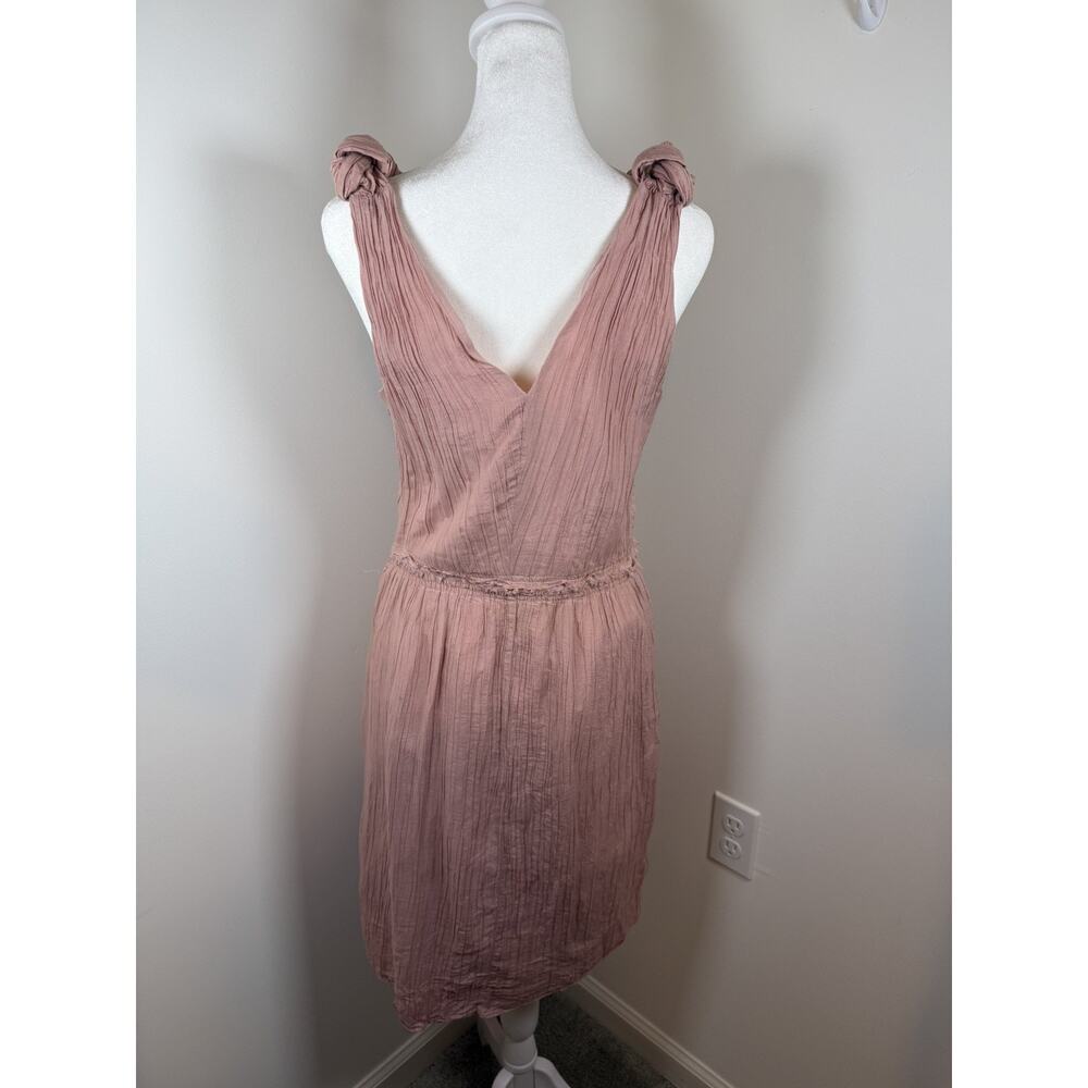 Banana Republic Dress A-Line V Neck Silk Blend Mini Gauzy Size 10 High Quality - Picture 7 of 10